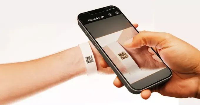 Funeral QR Wristband Funeral QR Wristband